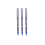 Uni-Ball uni-ball Eye Fine Rollerball Pen - Blue (Pack of 3) 2