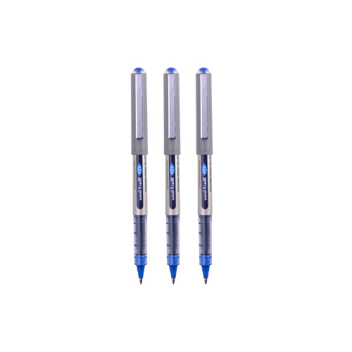 Uni-Ball uni-ball Eye Fine Rollerball Pen - Blue (Pack of 3) 1