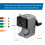 Dahle 00155-17496 Pencil Sharpener 155 with Clamp 12 mm Smart Grey 2