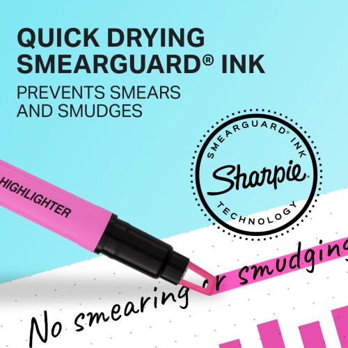 Sharpie Sharpie Clear View Highlighters 8/Pkg-Yellow, Green, Pink & Orange/2 Each 2