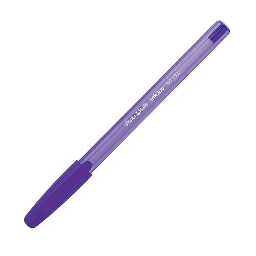 Paper Mate Paper Mate InkJoy 100ST Ballpoint Pen | Medium Point (1.0mm) | Violet | 12 Count 1