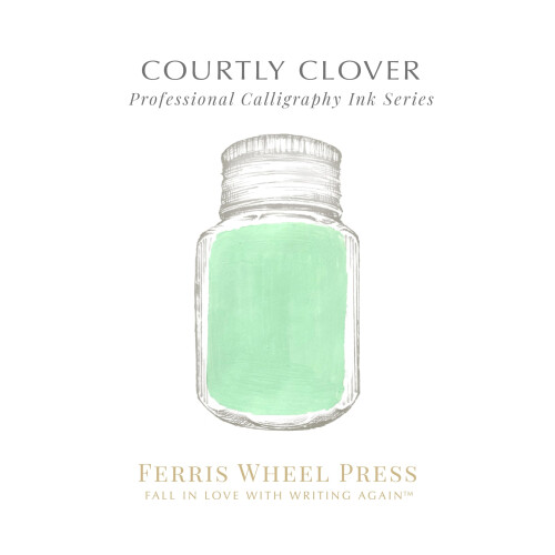 Ferris Wheel Press Calligraphy Ink, Opaque Light Green, 28ml 1