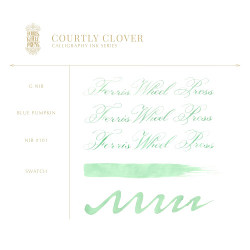 Ferris Wheel Press Calligraphy Ink, Opaque Light Green, 28ml 2
