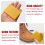 VPB 8-Piece Yellow Rectangular Rubber Eraser Set - Natural Rubber Material, Versatile Cleaning Tool 5