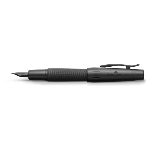 Faber-Castell E-MOTION FOUNTAIN PEN PURE BLACK M 2