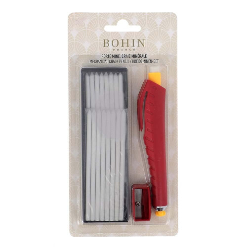 Bohin - White Chalk Pencil with Refill - 1 Set 1