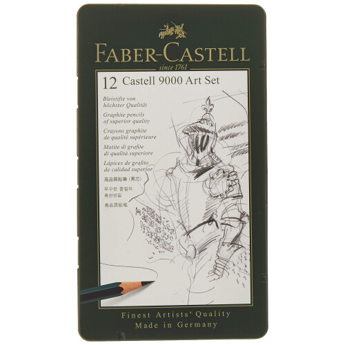 Faber-Castell Faber-Castell pencil, castell 9000, 1 2