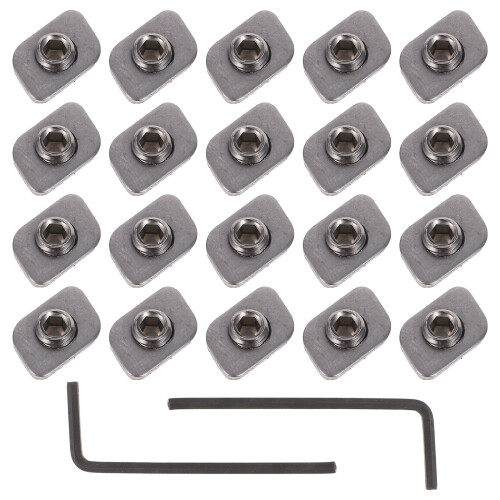 20Pcs Durable Stainless Steel Window Stopper Locks for Sliding Windows