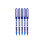 Uni-Ball uni-ball Eye Micro UB-150 Rollerball Pen - Blue, Pack of 5 2