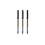 Uni-Ball UB-150-10 Eye Broad Rollerball 3pc Blister Black Plastic Free Packaging 2