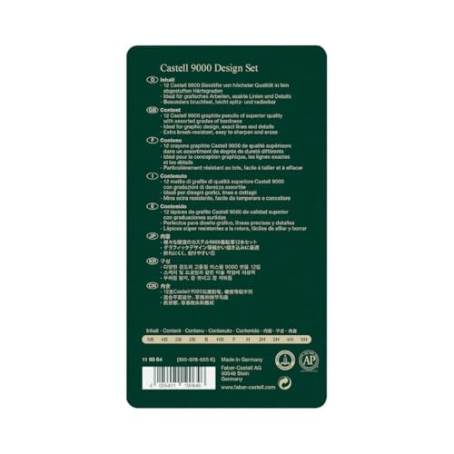 Faber-Castell Faber-Castell 9000 Design Set 12 x Pencils 2
