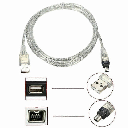 2026 FireWire IEEE 1394 HDV Camera Editing PC with Mini DV USB Compatible Data Cable_P 1