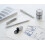 Faber-Castell Faber-Castell 187100 - Triangular Eraser Grip 2001, Grey, Pack of 5 Gray 205008 3