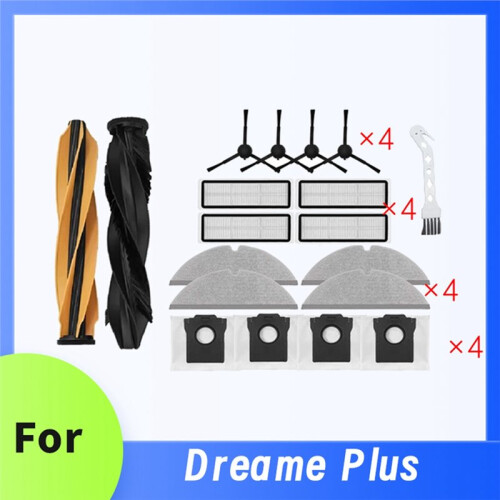 19 Pcs for  D20  Vacuum Main Side Brush Filter Dust Bag 2
