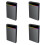 4Conjunto Gabinete para HDD/SSD Tipo C RGB de 2,5 Polegadas  para USB 3.2 Gen1 5 Gbps HD Caixa para Gabinete de Disco Rígido Externo Sem 1