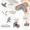 30PCS T Shape Lever Nut Wire Connector, Quick Splitter 3 Way Electrical Connectors 4