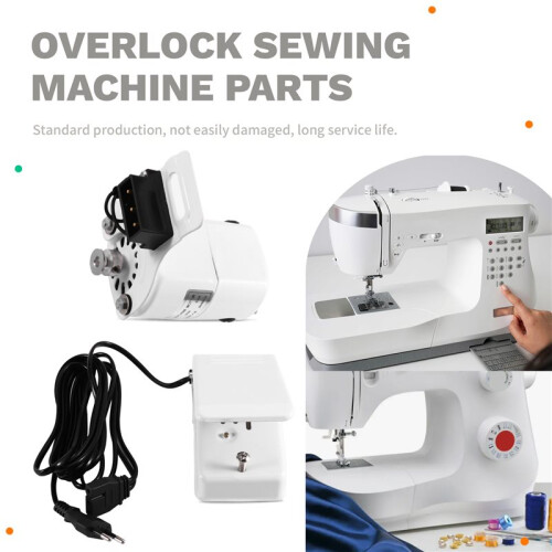 Overlock Sewing Machine Motor with Foot Controller/Pedal for Singer Home Sewing Machine EU Plug 2