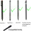 Replacement Nibs for  Active Pen/ Active Pen 2/ Digital Pen2 Yoga Stylus Pen Tips with Clip 6