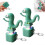 1 Piece Lizard Button Keychain Decompression Toys Funny Lizard Sounds And Flash Effects Rechargeable_P 2