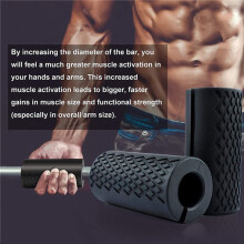 2PZ Bilanciere Manubri Booster Grip Accessori per Attrezzature per Il Fitness Portatili Evitare Lesioni Aumentare L'Attrito