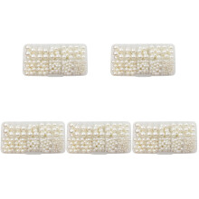 5Boxeswhite Handmade Spacer Beads for DIY Jewelry and Craft Making