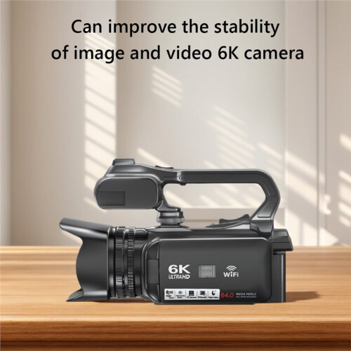 6K Digital Video Camera 64MP 4inch Touch Screen Vlogging Camera 18x Digital  Camcorder for Live Streaming Vlogging 2