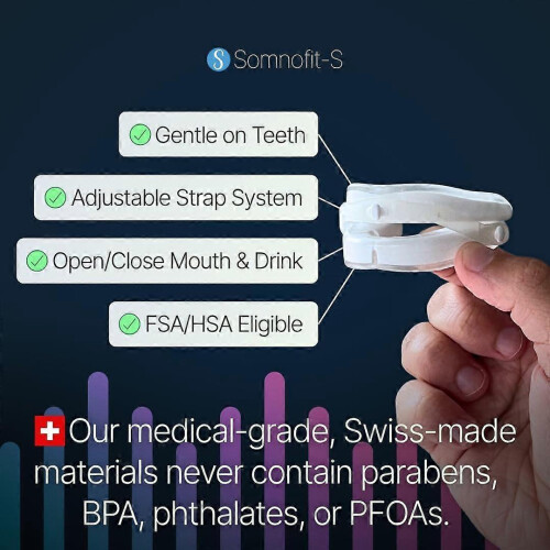 Στοματικό προστατευτικό Somnofit-S κατά του ροχαλητού από | Κατασκευασμένο σ_M 1