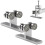 Load-Bearing T-Type Pulley Push-Pull Pulley Track Hardware T-Type Pulley Assembly Wheel Trolley Assem 2