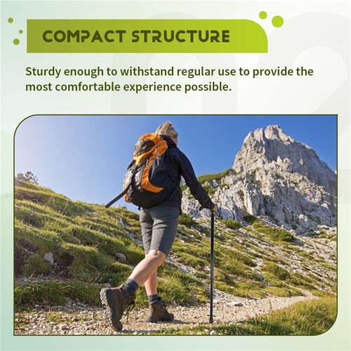 Aluminium Alloy Ultralight Walking Stick Adjustable Walking Cane For Elderly 2