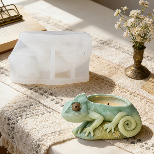 Reptile Shape Silicone Mold For Making Creative Resin Container 1