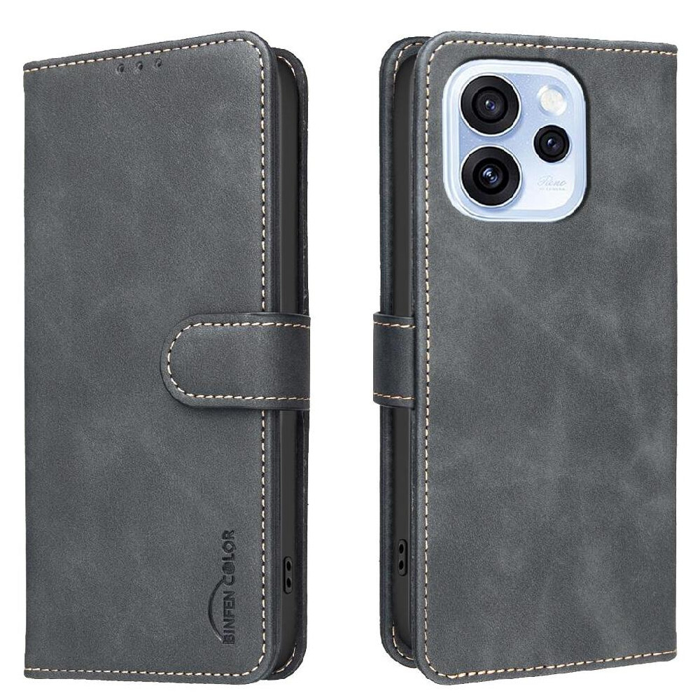 () Phone Case For Oppo Reno 15F Convenient Kickstand Rfid Blocking Protection Drop Protection All Round Shockproof 764563353705