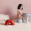 Blue Playroom Foot Stool - Rainbow Bench with Non-Slip Design_P 3
