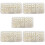 Perles Simples En ABS Pour Artisanat DIY Blancs 7