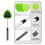 Windshield Cleaner Tool - Large  Car Interior&Exterior Window Cleaning Kit with Extendable Handle & Microfiber Pads 6