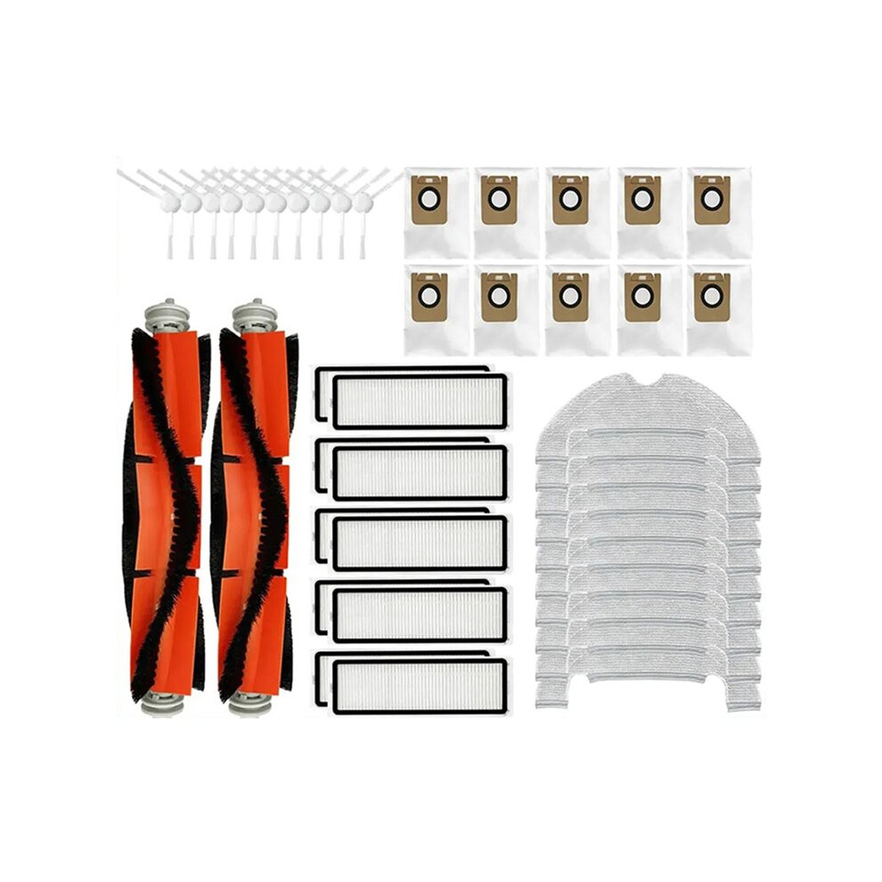 For Bot D10 / Rls3d / Z10 Pro / L10 Accessories, Main Side Brush Filter Mop Dust Bag Robot Vacuums Part 6032894258506