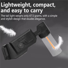 Bicycle Bicycle Tail Light Colorful Bike Glass Bottle Waterproof USB Charge Night Cycling Warning Light