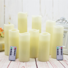 LED Candles Flameless Candles with Remote Battery Operated Candles for Wedding Church Fireplace Decor