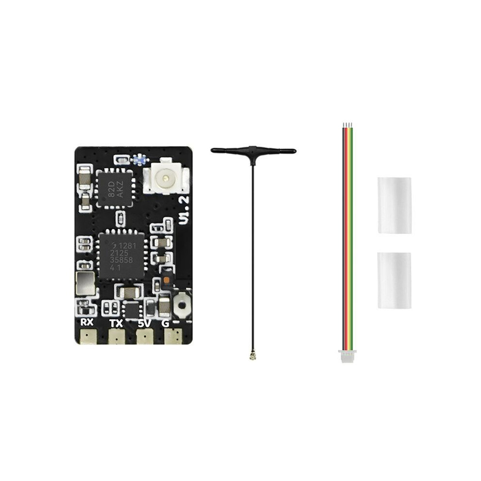 Sequre Elrs 2.4Ghz Single Rx Single Antenna Receiver Fpv Racing Drone Fixed Wing Small Size Long Distance High Refresh Rate Low 6031598369532