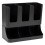Disposable Paper Cup Holder, Multi-Functional Storage Box,Coffee Shop Straw Storage Box, Multi-Purpose Storage Box Black 1