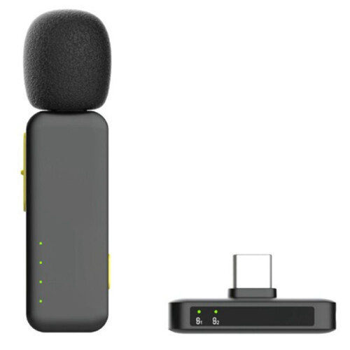 One-to-One Slider-Type  Noise Reduction Mic Manual Three-Level Noise Reduction Wireless Lapel Mic B