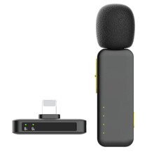 One-to-One Slider-Type Noise Reduction Mic Manual Three-Level Noise Reduction Wireless Lapel Mic A