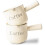 Espresso Cups, Ceramic Measuring Cup, 90ML Cup with Handle, Shot Cup with V-Shaped Mouth, Pitcher for Espresso Making 1