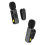 One-to-Two Slider-Type  Noise Reduction Mic Manual Three-Level Noise Reduction Wireless Lapel Mic B 5