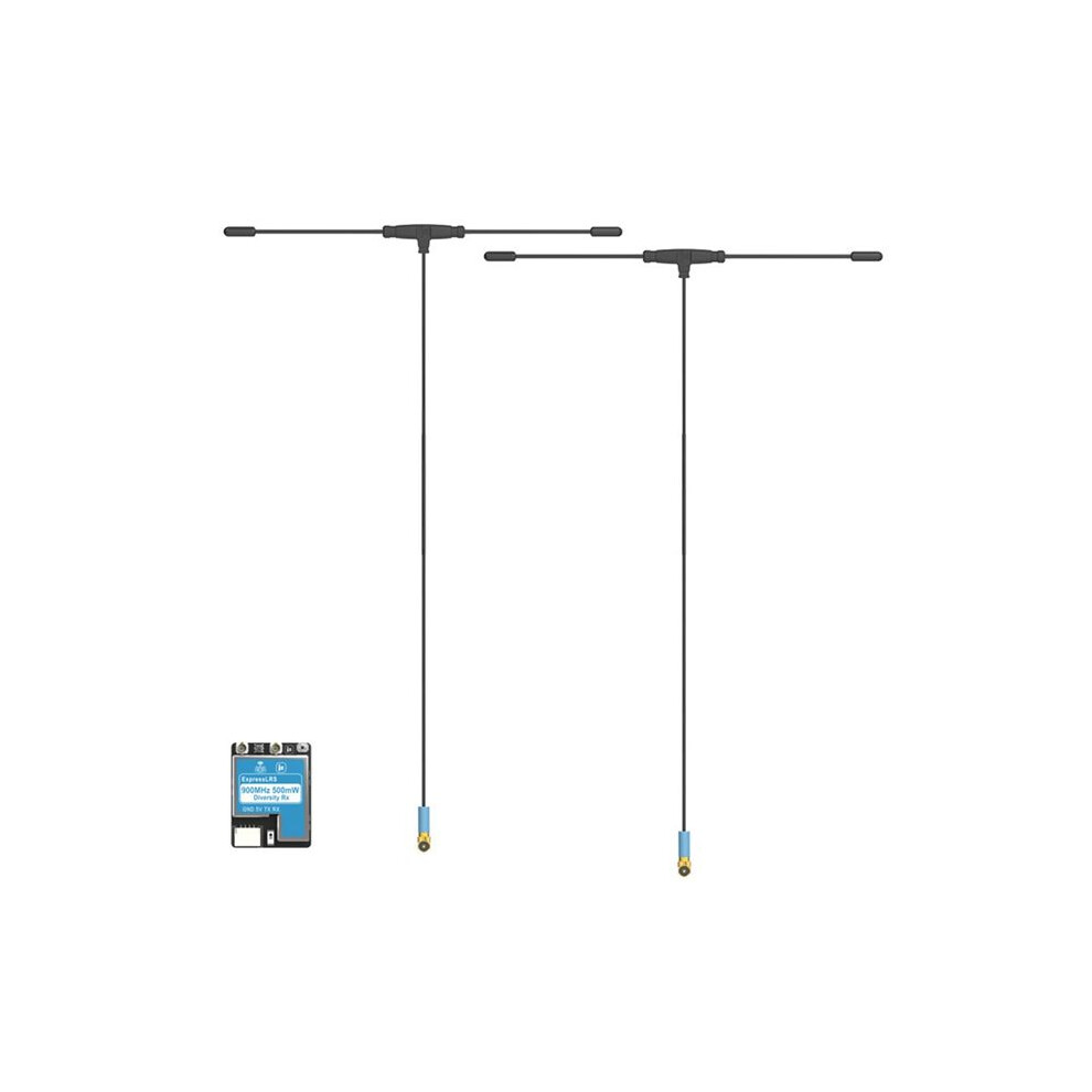 Elrs Diversity Receiver Elrs 900Mhz 500Mw Diversity Rx With 220Mm Dual Antenna For Fpv B 6032122662051