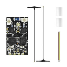 SEQURE 2.4GHz Dual RX True Diversity Dual Antenna Receiver FPV Racing Drone Fixed Wing High Refresh Rate Low Latency-A