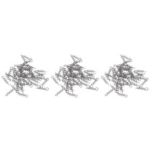 300 Piezas Spring Twist Lock Gancho de Centrado de Pesca para Soft Lure Bait Worm Crank