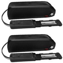 2X 48V Electric Bicycle Battery Case DIY Box with 5V USB Hold 65Pcs 18650 for E-BIKE Mountain Bike