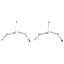 2X Estabilizador de Recipiente de Estufa Exterior Soporte de Tanque de Gas Cartucho Plegable Soporte