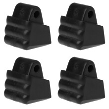 4X Inline Skate Brake Stop Roller Skates Stoppers for Outdoor Roller Skating Black