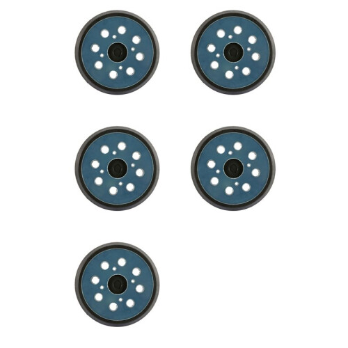 5pcs 5 Inch 8 Holes Hook Loop Sanding Backing Pad for  Orbital Sander Disk Discs  Cable Backup Stick  Pad
